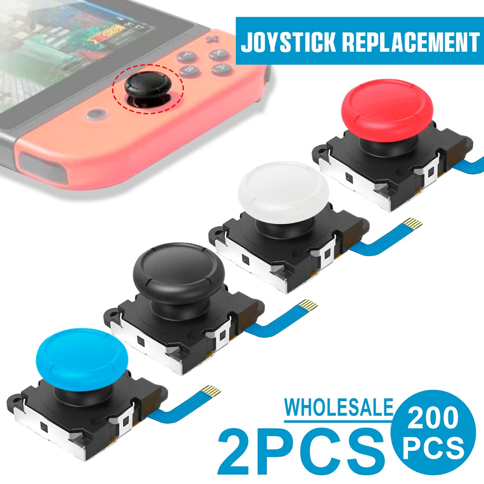 Nintendo Switch NS/OLED/Lite Joy Con Analog Joystick Stick Rocker Replacement US