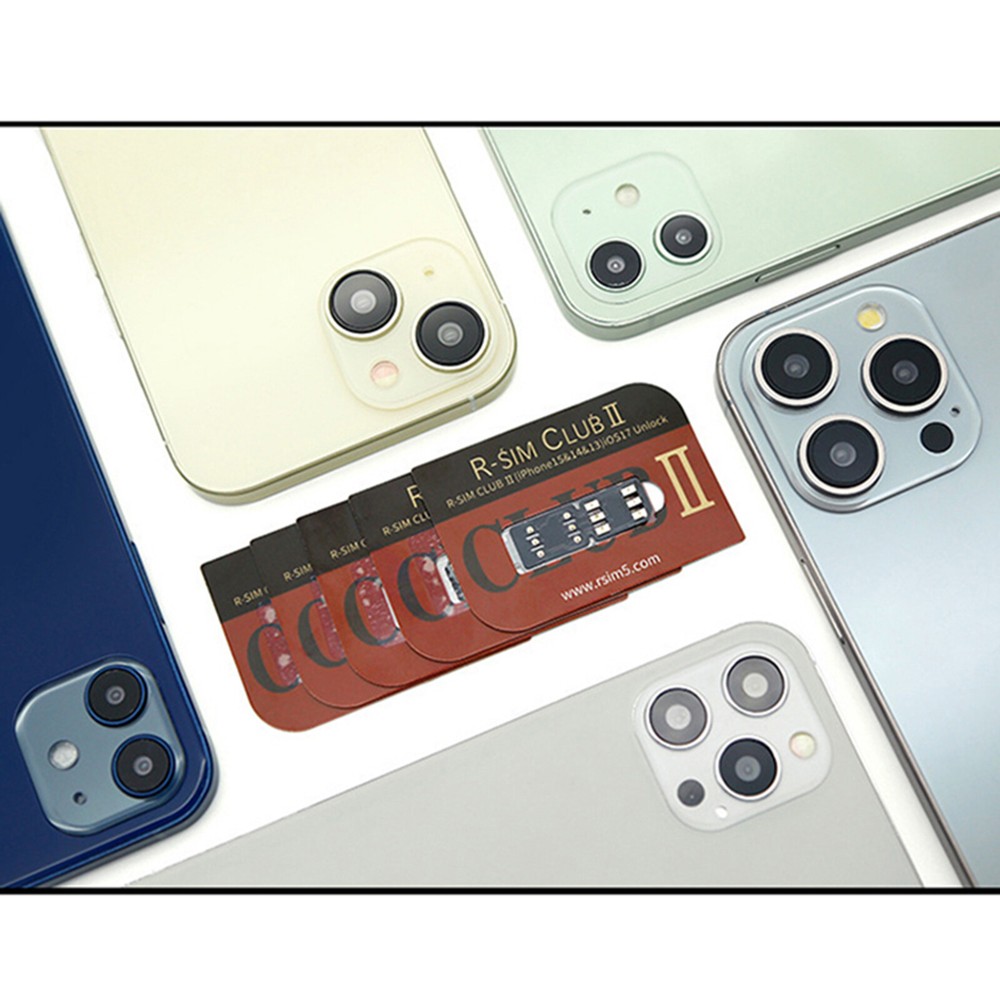 Unlocking Card Stickers Phone Replace Accessories for iPhone 6 - 15 Series