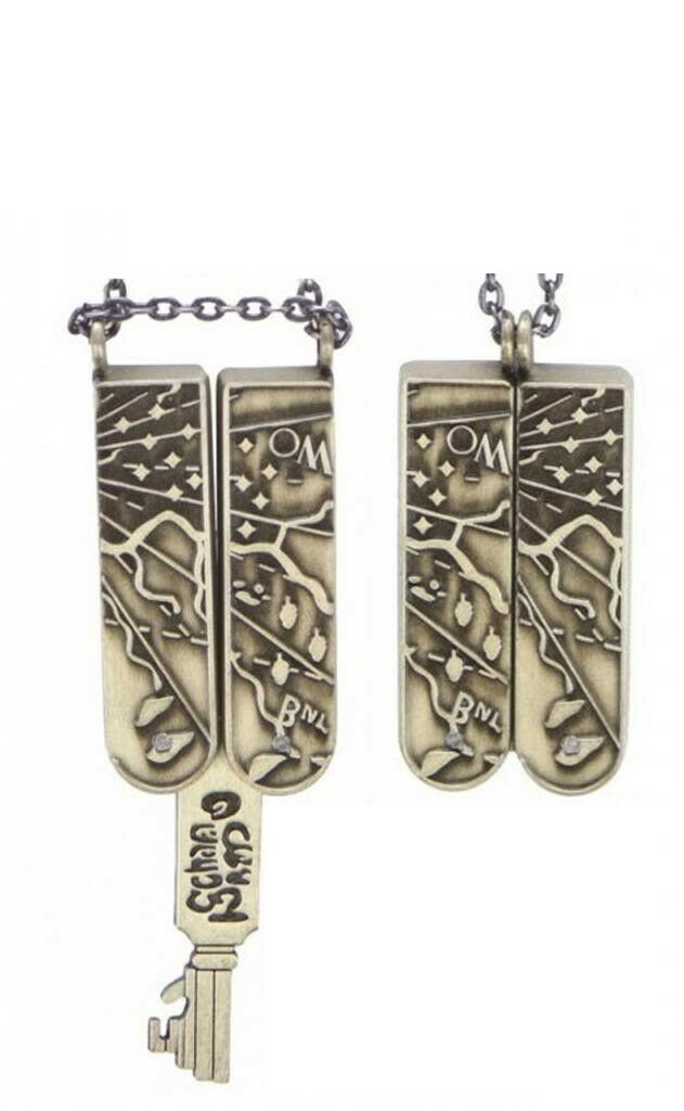 TV Show GRIMM Nick's Royal Family Black Forest Treasure Map Key Necklace Replica