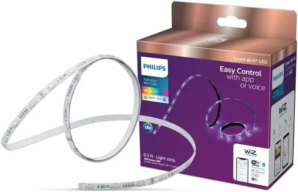 Philips LightColor Smart Wi-Fi LED Bluetooth Control Light Strip 6.5 Ft