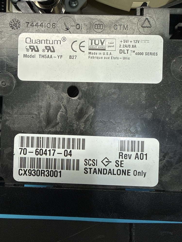 Quantum Tape Drive Th5aa-yf B27