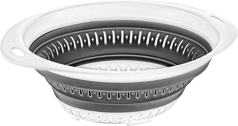 Collapsible Colanders (Strainers) for Fruit Vegetable Food Sizes 8" - 2 Quart (G