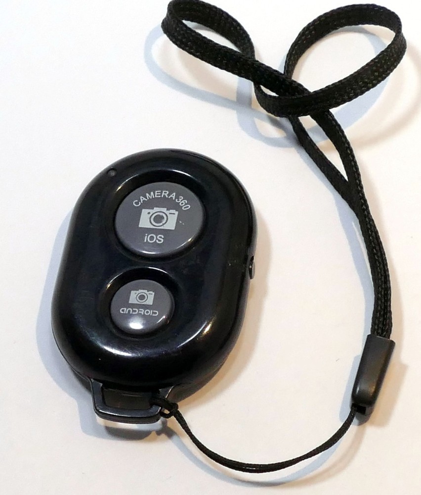360 Camera Remote Shutter release for Apple IOS and Android Bluetooth phone