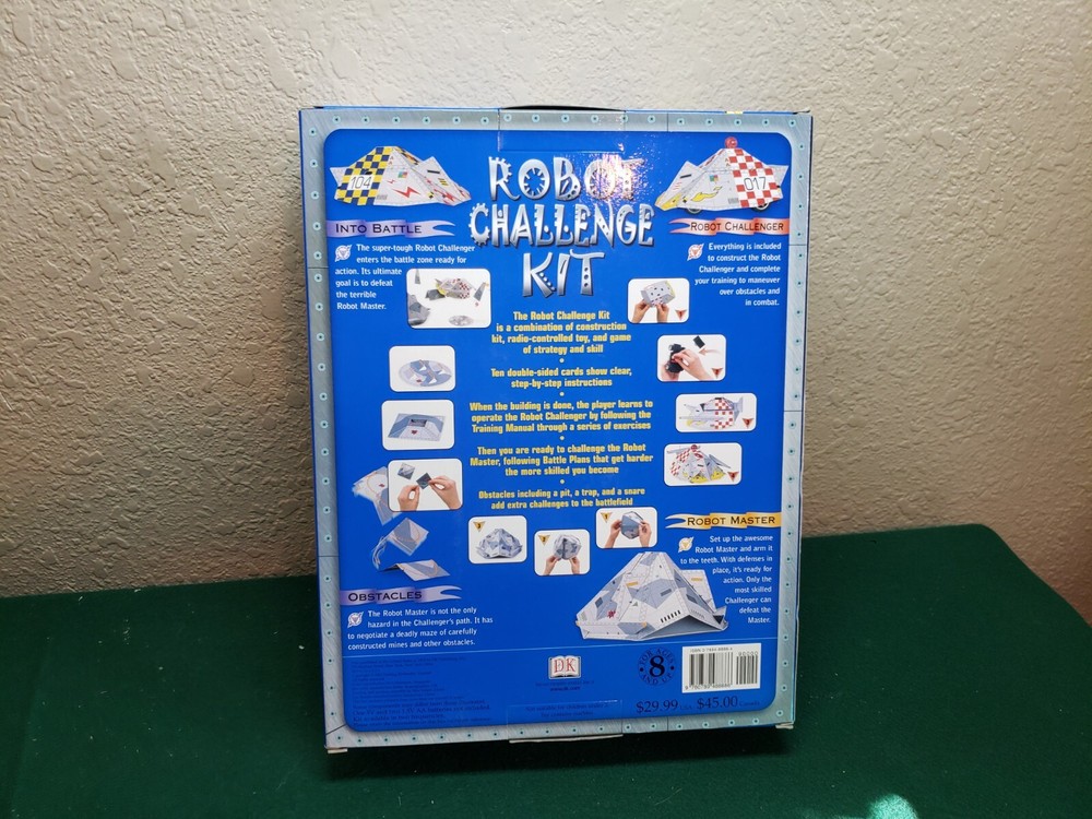 Robot Challenge Kit by David Eckold New Electronic Build Create 2002 DK Children