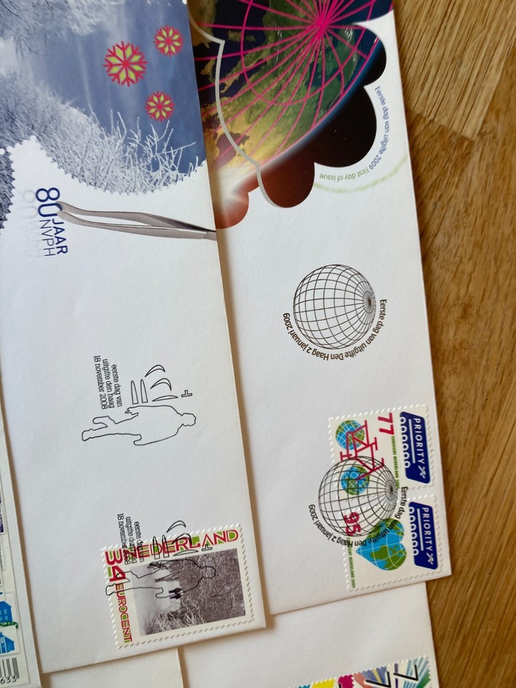 Netherlands 15 FDC covers between E580-594 HIGH cat value