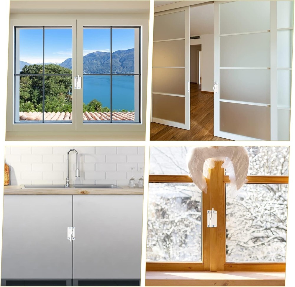 Durable Window Sash Locks: 20-Piece Set with Screws for Easy Installation