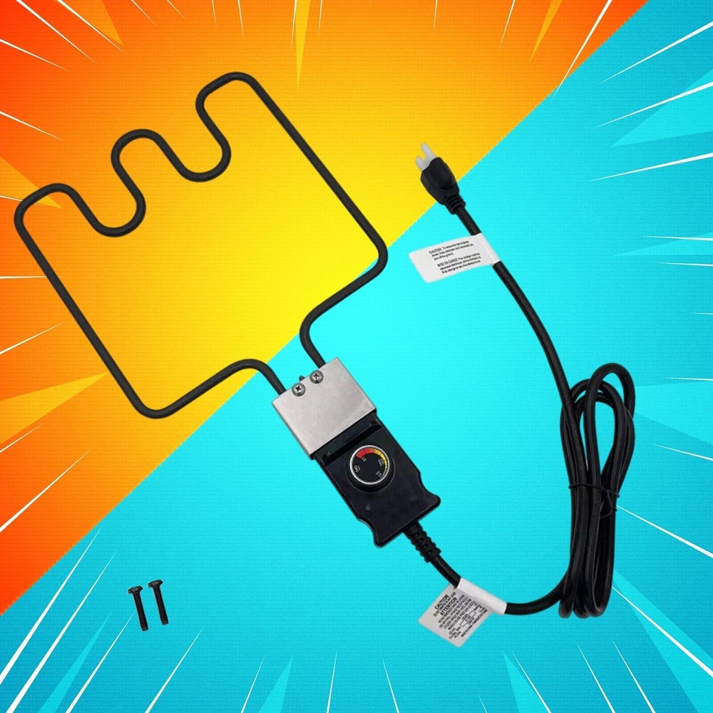 1500W Electric Smoker With Controller & Grill Heating Element Replacement Part