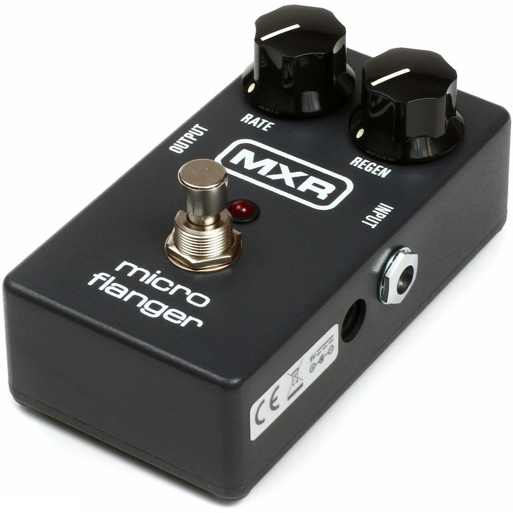 MXR M152 Micro Flanger Guitar Effects Pedal with Cables