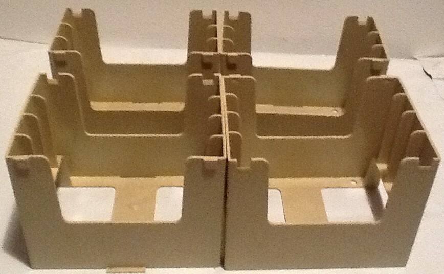Readers Digest Stacking Interlocking Cassette Storage Case X4 USED 14 Slots