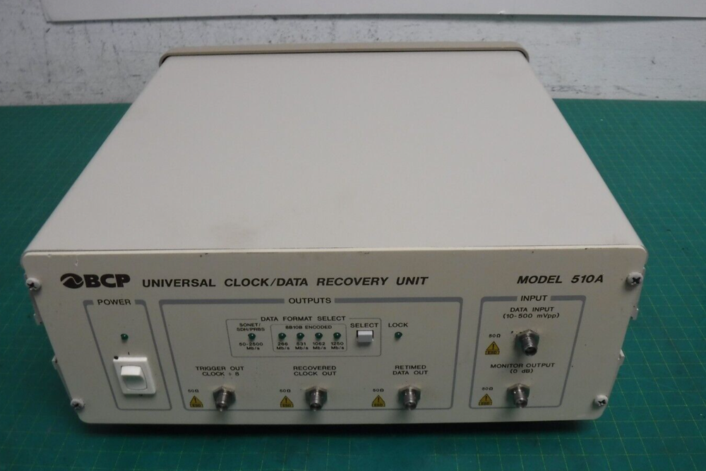 BCP 510A Universal Clock / Data Recovery Unit