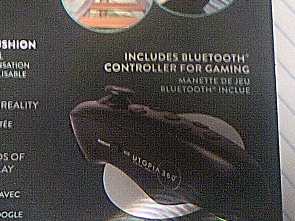 Utopia 360 Virtual Reality 3D Headset + Bluetooth Controller NEW