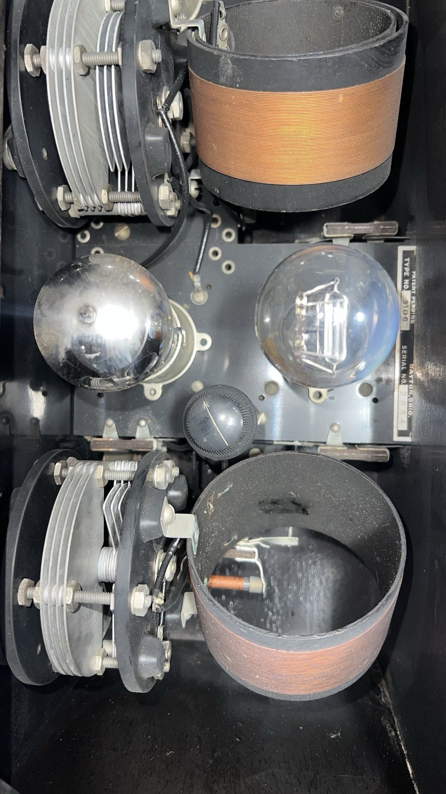 Vintage 1920s Day-Fan OEM-7 Tube Radio Receiver Untested Good Condition