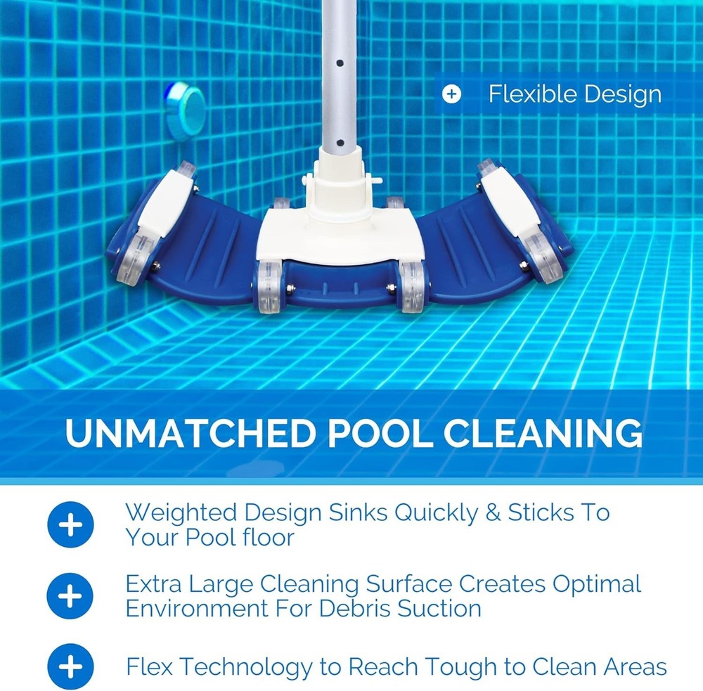Hydrotools Weighted Pool Vacuum Head for Inground & Above Ground Pools