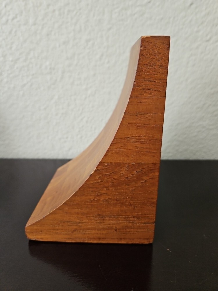 Vintage Danish Modern Teak Bookend Brostrom