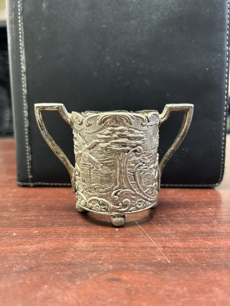 Vintage Holland Ware Unique Metal Dish Holder W.M. MTS.