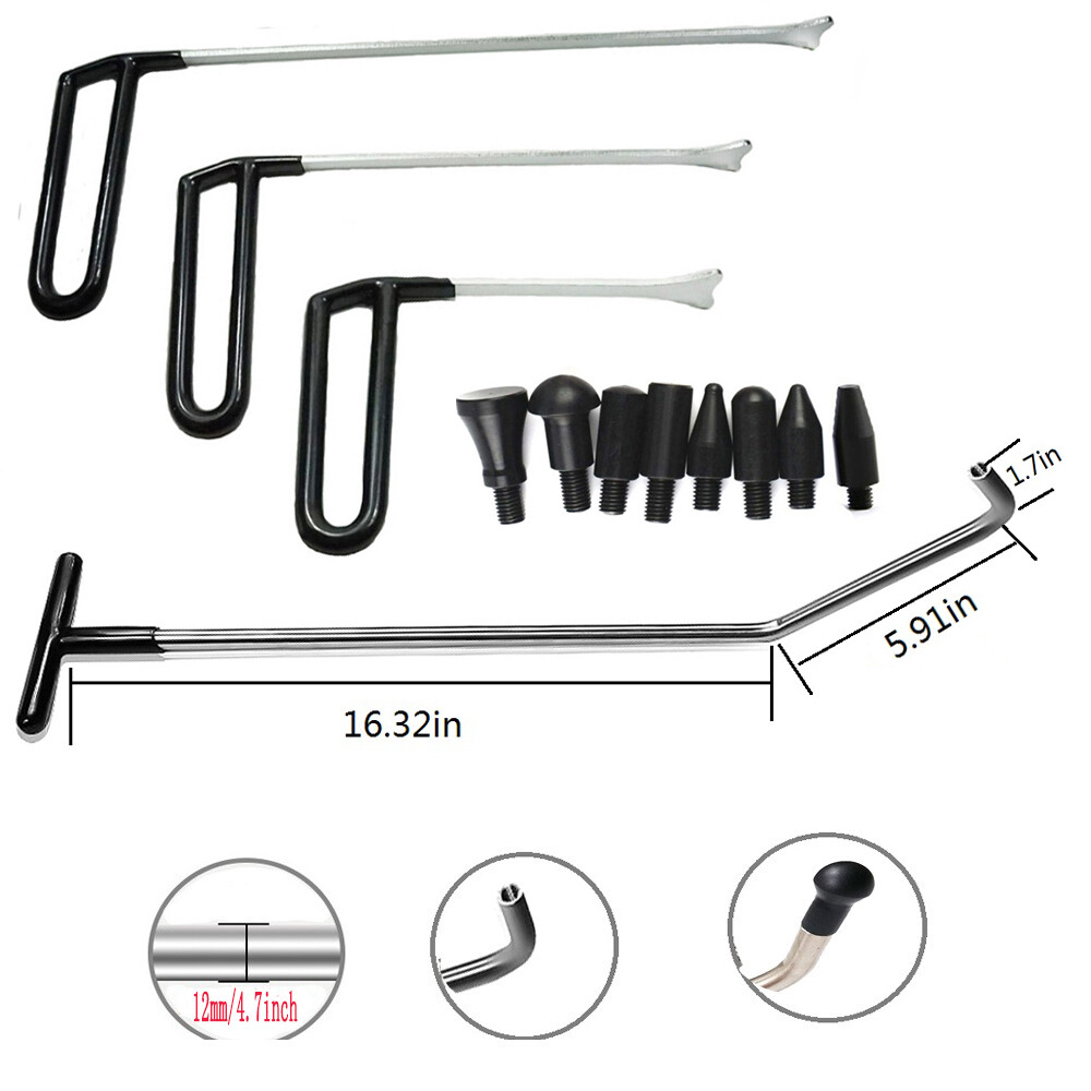 Dent Puller Hooks Dent Puller Rods Tools Dent Removal Kit Rod Whale Tail Tap