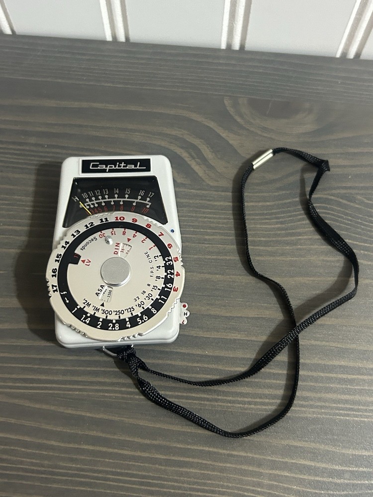 Vintage Capital Light Exposure Meter With Case! Read! Untested