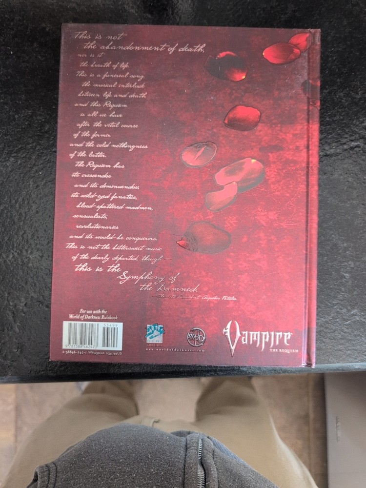 Vampire The Requiem Core Book + 3 Sourcebooks RPG Hardcover