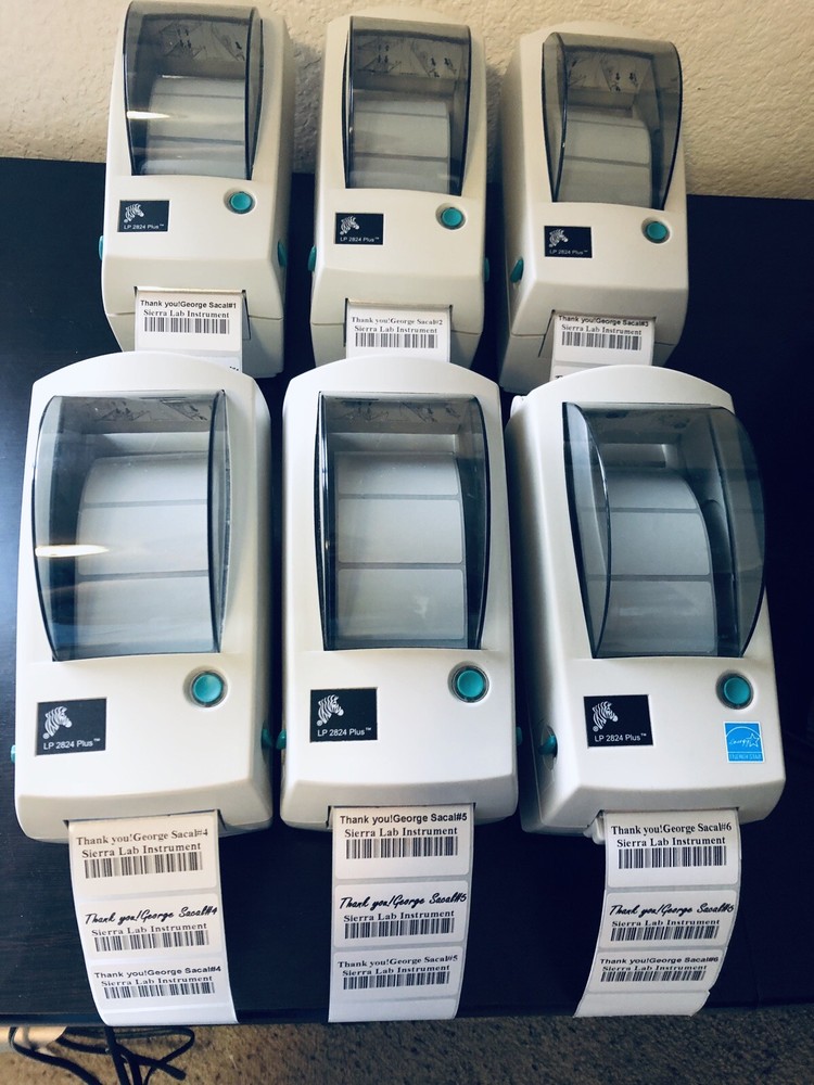 Tested! Zebra LP2824 Plus DT Label Barcode Printer. USB Ethernet PS Ex Cosmetic