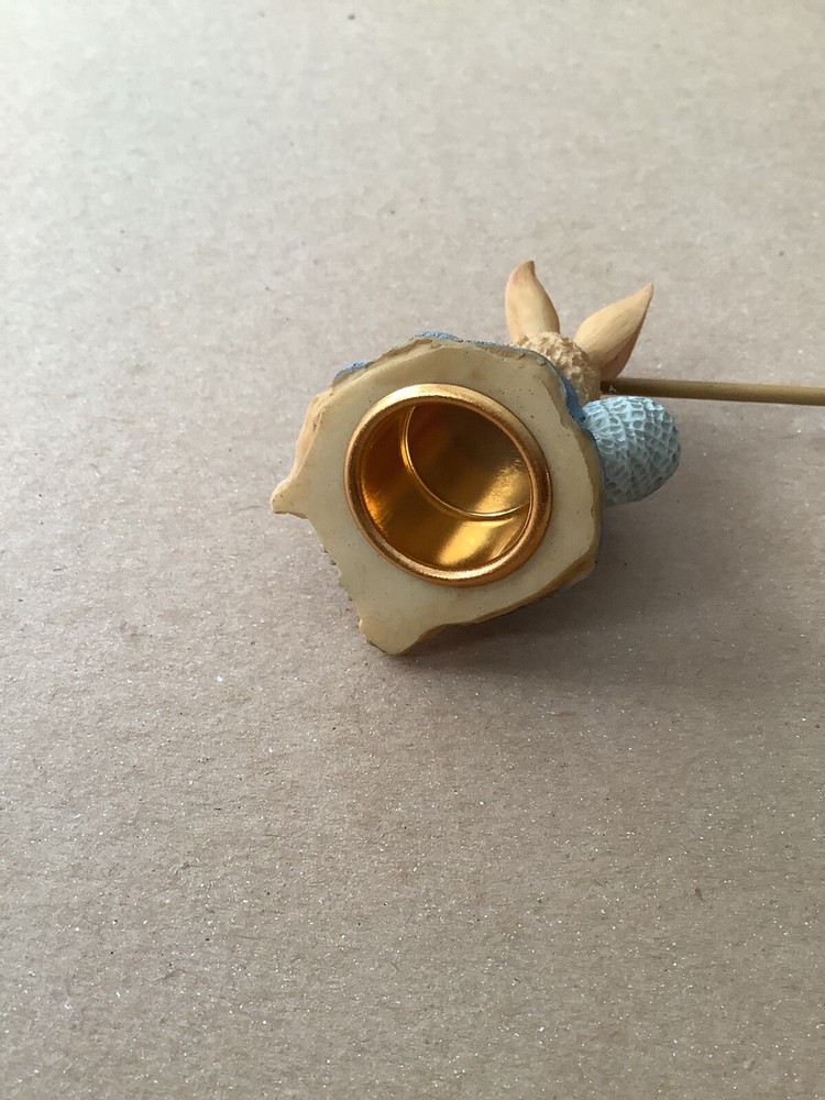 Candle Snuffer Bunny Rabbit With Blue Handle Home Interiors Spring Easter