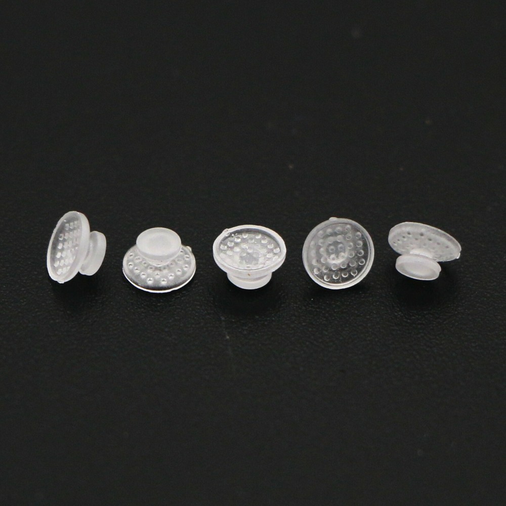 10 Pcs/Pack Dental Orthodontic Ceramic Clear Lingual Button Bondable Round Base
