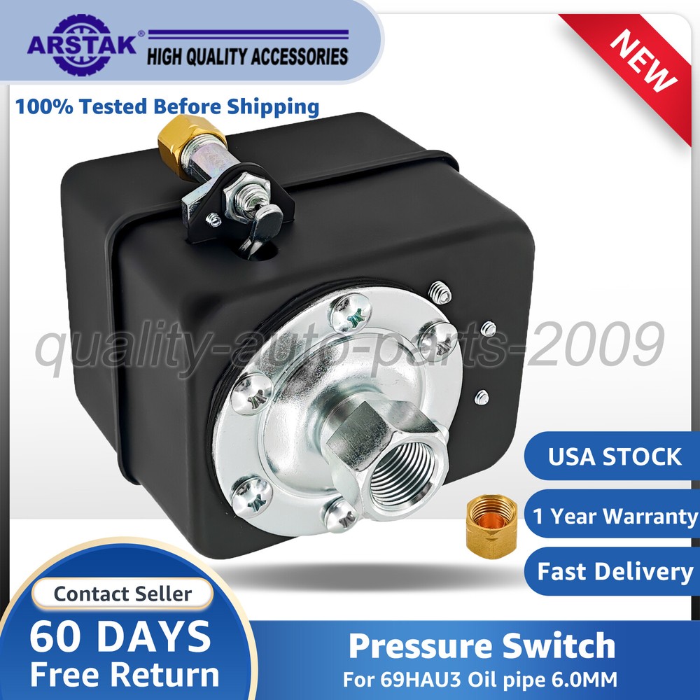 69HAU3 NEW Air Compressor Pressure Switch 30-40 PSI W/ UNLOADER