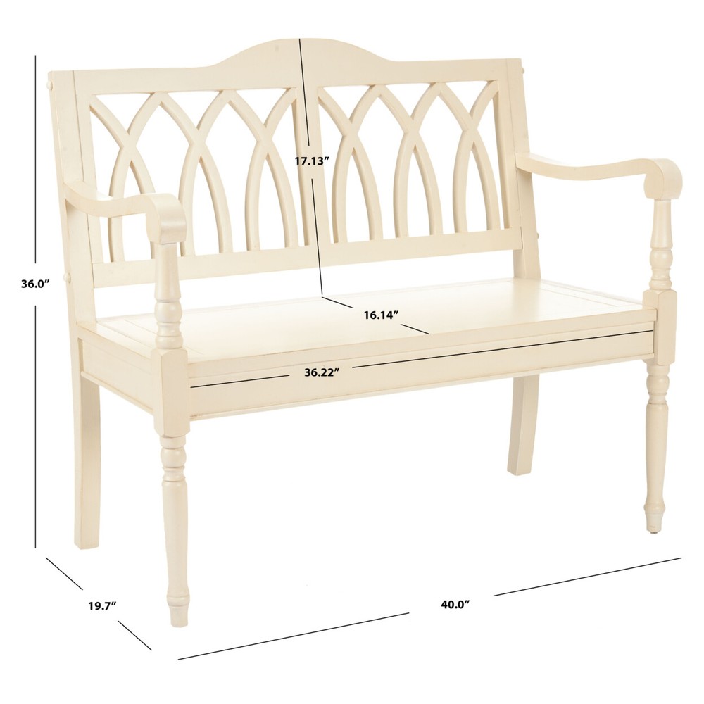 SAFAVIEH Benjamin Bench | Barley |