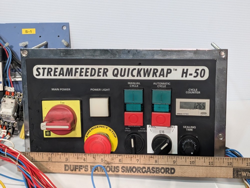 Streamfeeder Quickwrap H-50 Industrial Polybagger System Control Module Assembly