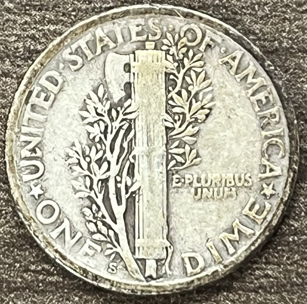 Better Date VG+ 1925-S Mercury Silver Dime