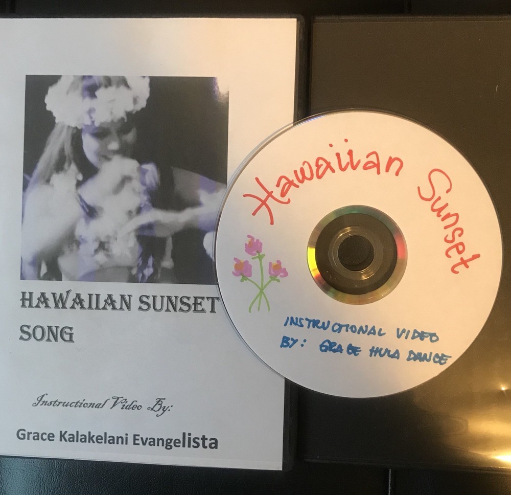 Instructional Hula dance video : HAWAIIAN SUNSET