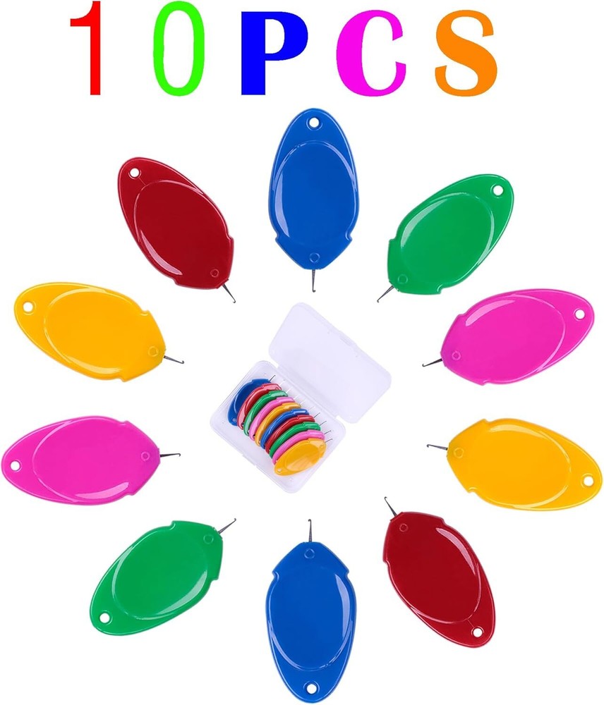 10pcs Thumb Needle Threader Easy Sewing Machine Needle Threader Hand Sewing Tool