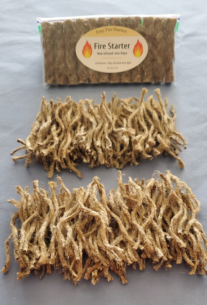 Fire Starters for fire pits, fireplaces, camping, backpacking, and survival
