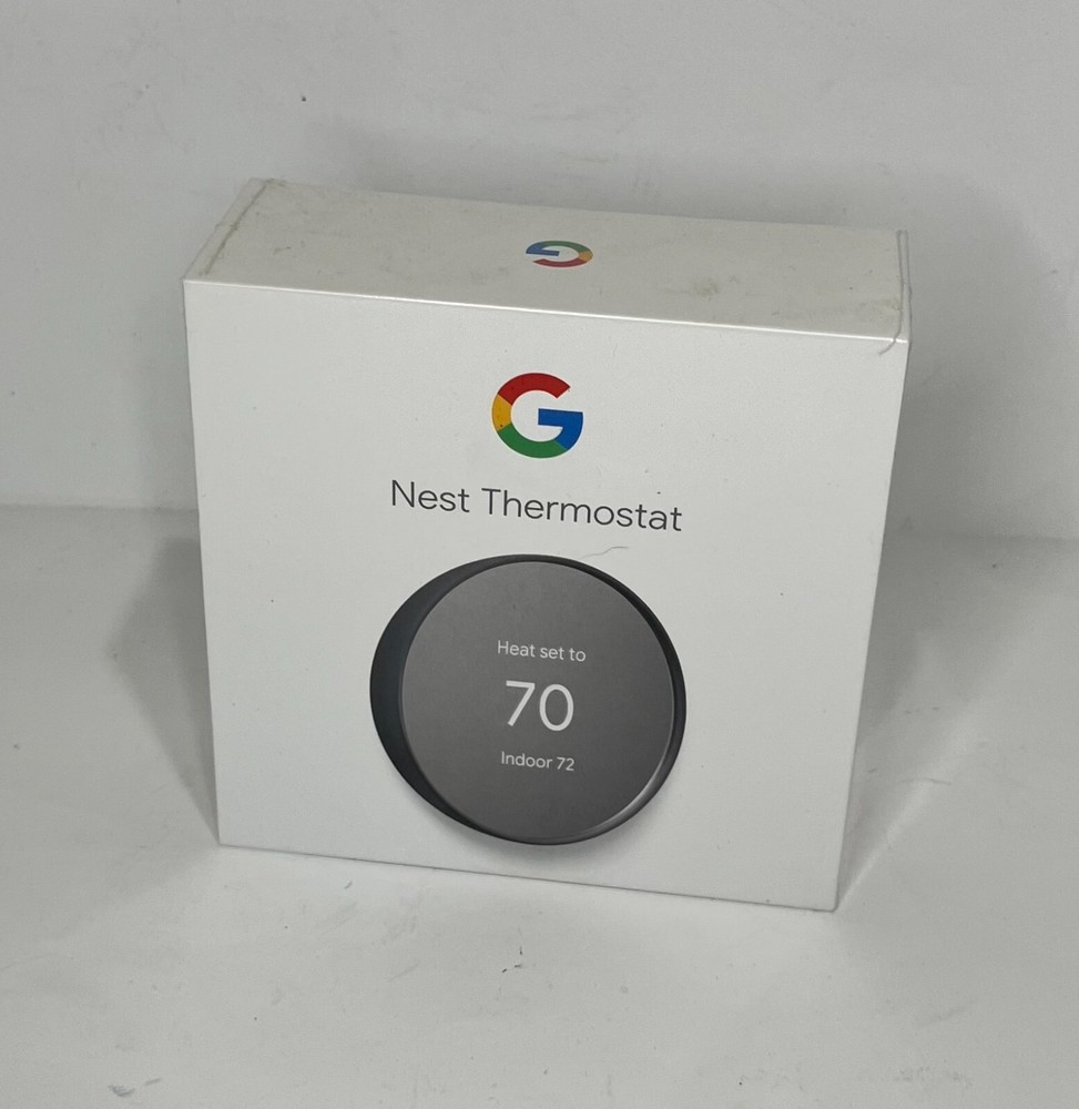 Google Nest Thermostat Model G4CVZ (Charcoal)