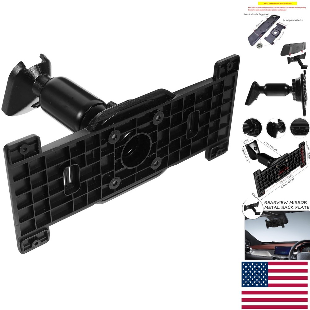 Compact Rearview Mirror Dash Cam Mount - Stabilizes Your Camera Effortlessly