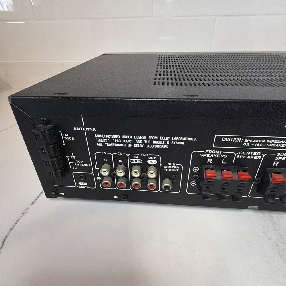 Pioneer VSX-108 Audio Multi-Channel Receiver Tested & Working W/ Remote Bundle