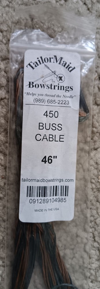 New Tailormaid Bowstring 450 Plus 46" Length 12 Strands!