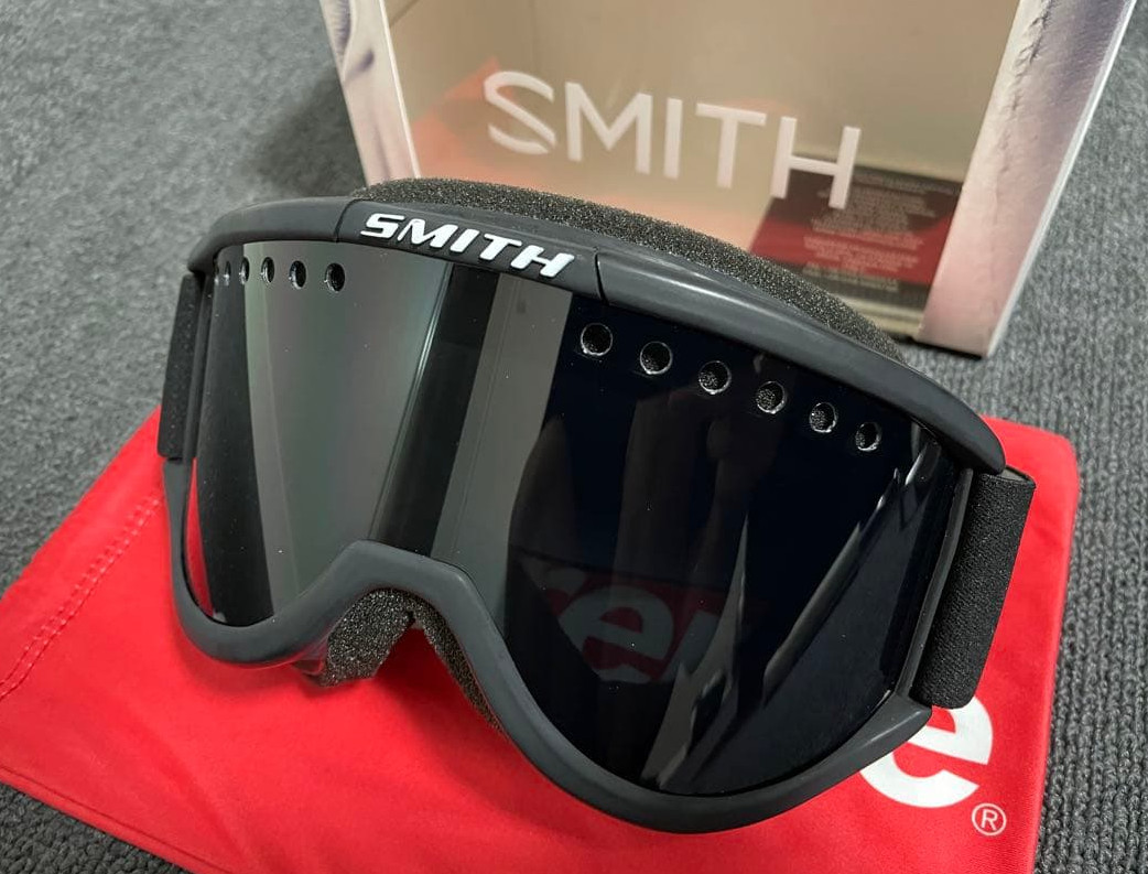 New SUPREME SMITH Ski Snowboard Goggles Dirt Bike ATV Off-road SXS FW15 - Black
