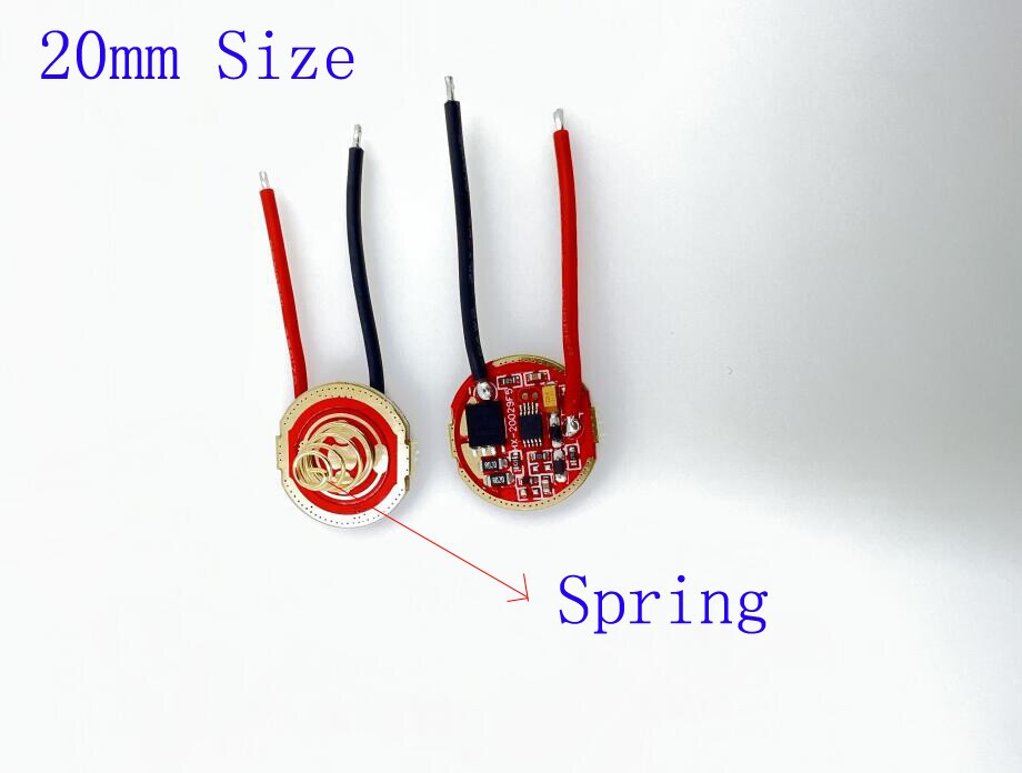 8A 3A Constant Current Driver Single Mode 20mm Size For Flashlight LED Bulb Chip