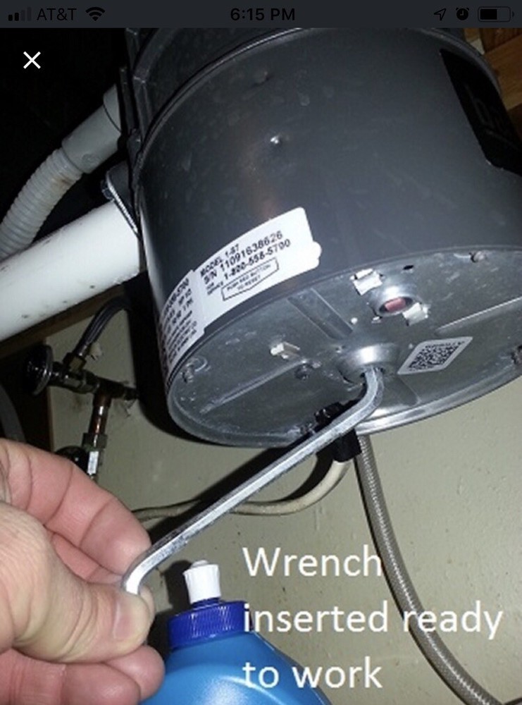 Garbage disposal tool Kitchen Sink InSinkErator Jam-Buster Pluming Wrench