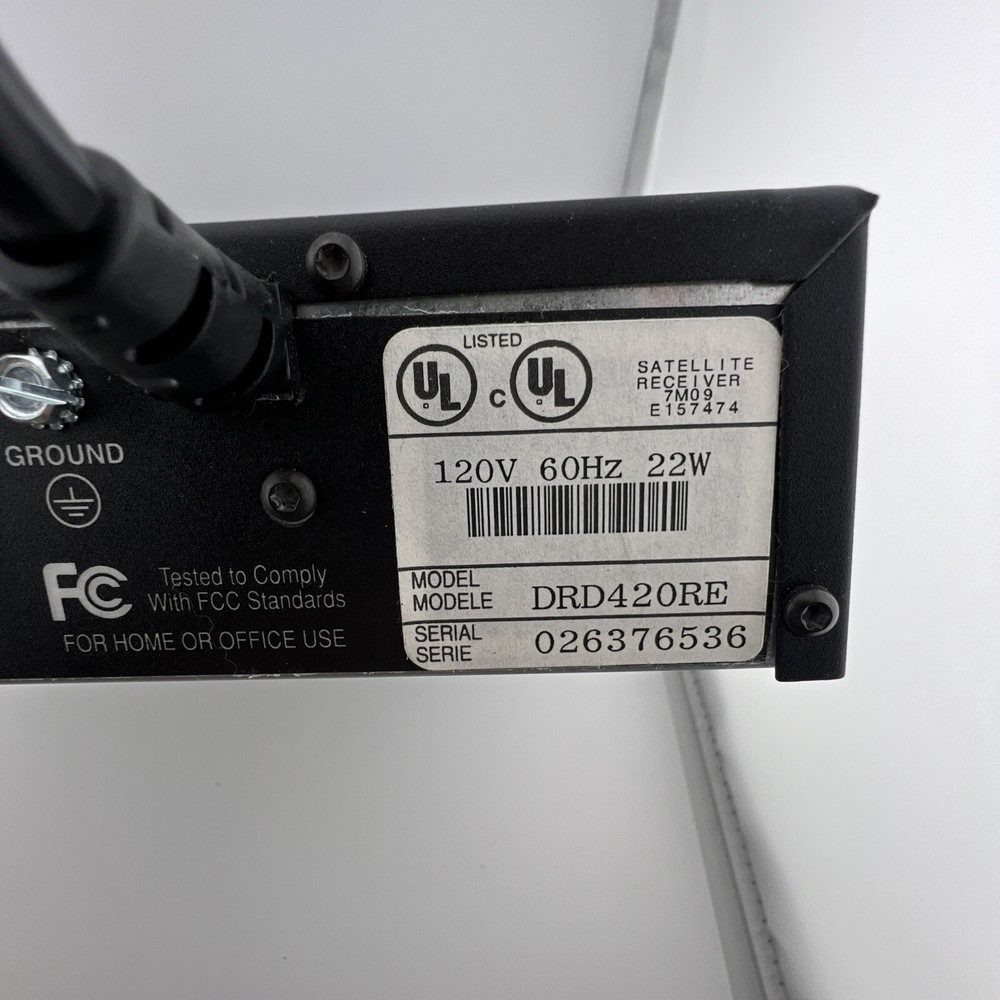 RCA DRD420RE Directv Receiver *NO Remote*