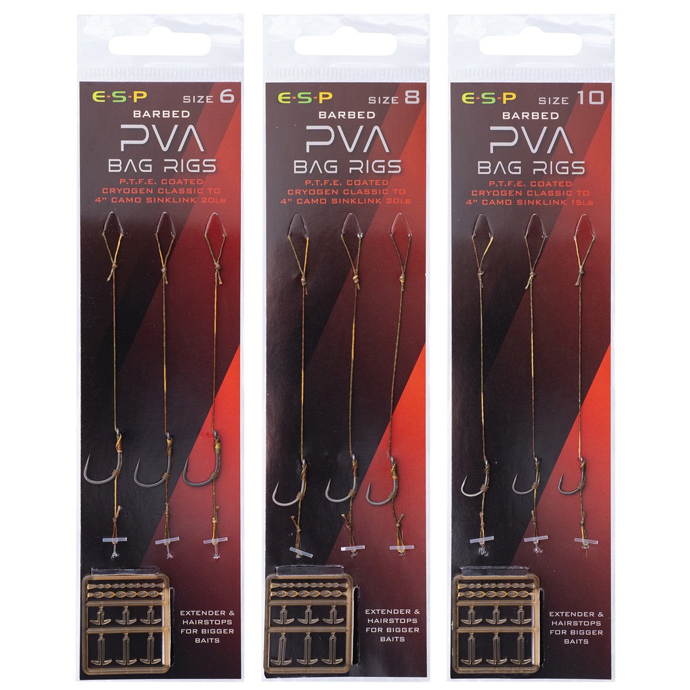 E.S.P PVA Bag Rig Barbed