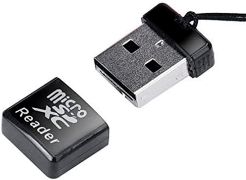 x2 Mini Super Speed Micro SD/SDXC TF USB 2.0 Card Reader Adapter ( 2 PCS )