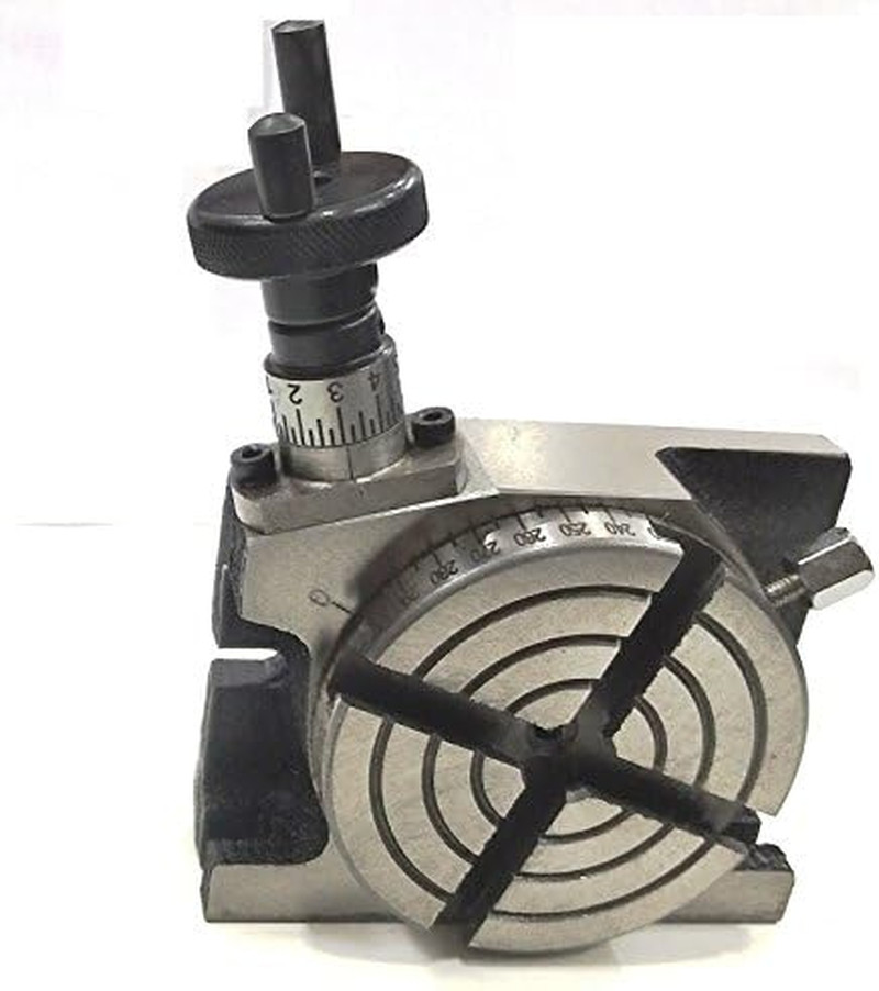 Rotary Table 3" Inch - 75Mm Horizontal & Vertical Model- Milling Machine 4 Slots