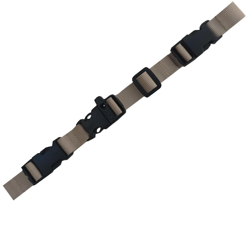 Backpack Chest Strap Adjustable Universal Nylon Chest Strap Khaki