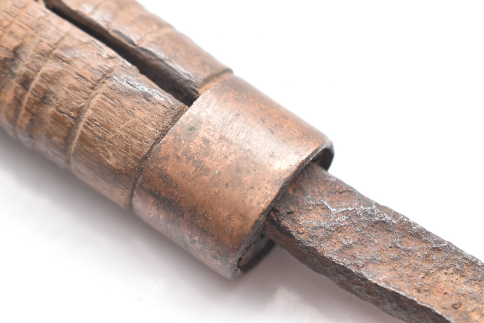 Northwest Coast Native American Inuit Seal Blubber Boat Hook FIGURAL ARTIFACT