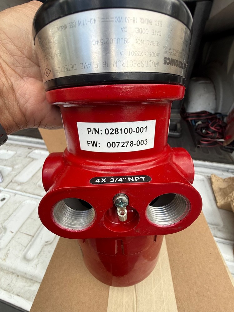 DET-TRONICS X3301A ULTRAVIOLET FLAME DETECTOR