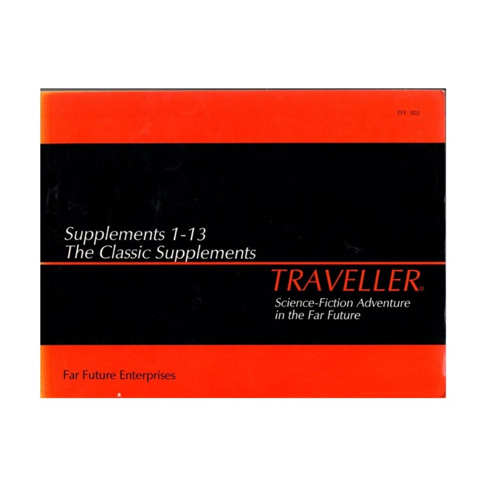 Far Future Enterprises Traveller Supplements #1-13 VG