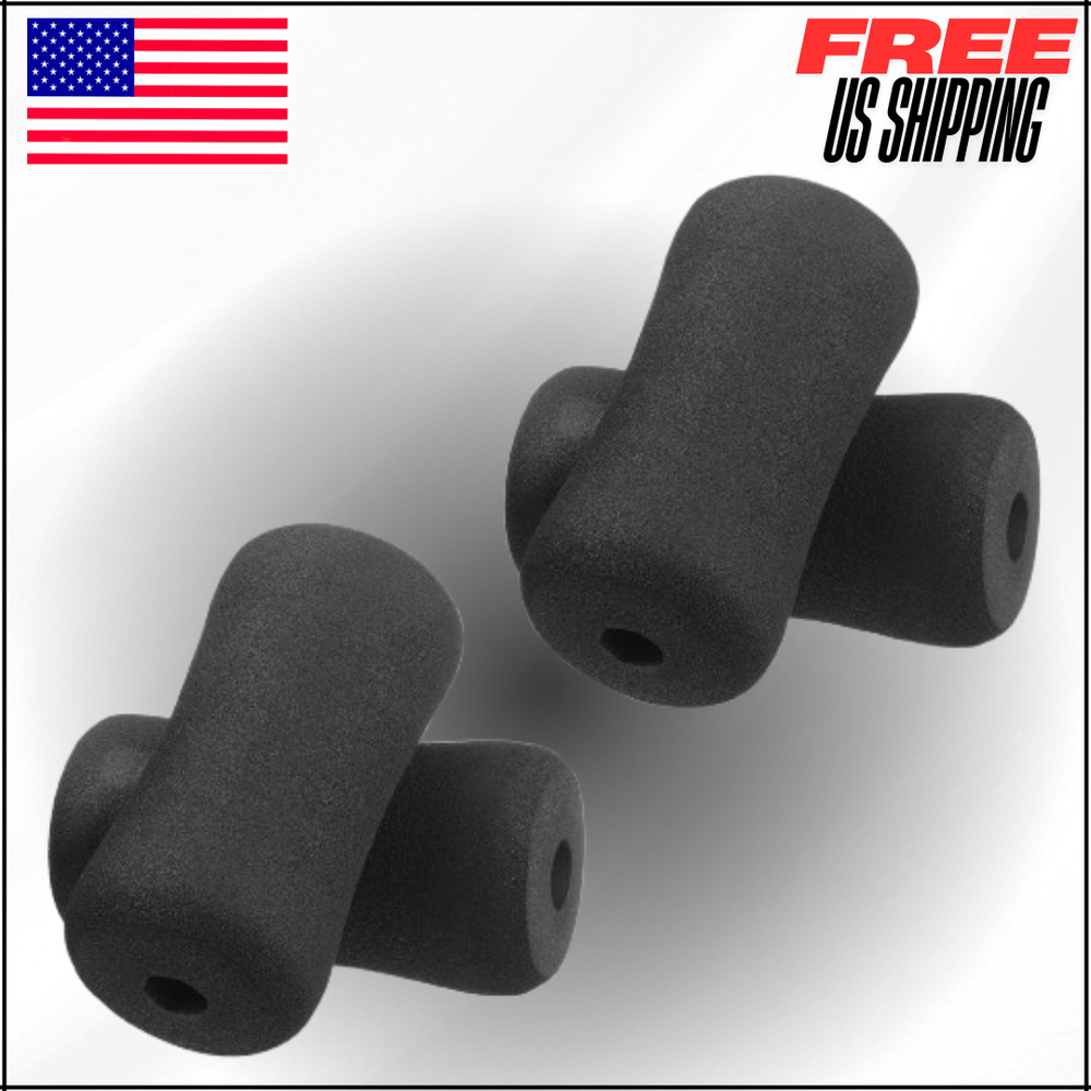 Replacement Foot Foam Pads Rollers Set Weight Bench Inversion Table Parts, 4 Pc
