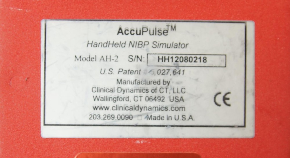 AccuPulse AH-2 Handheld NIBP Patient Simulator