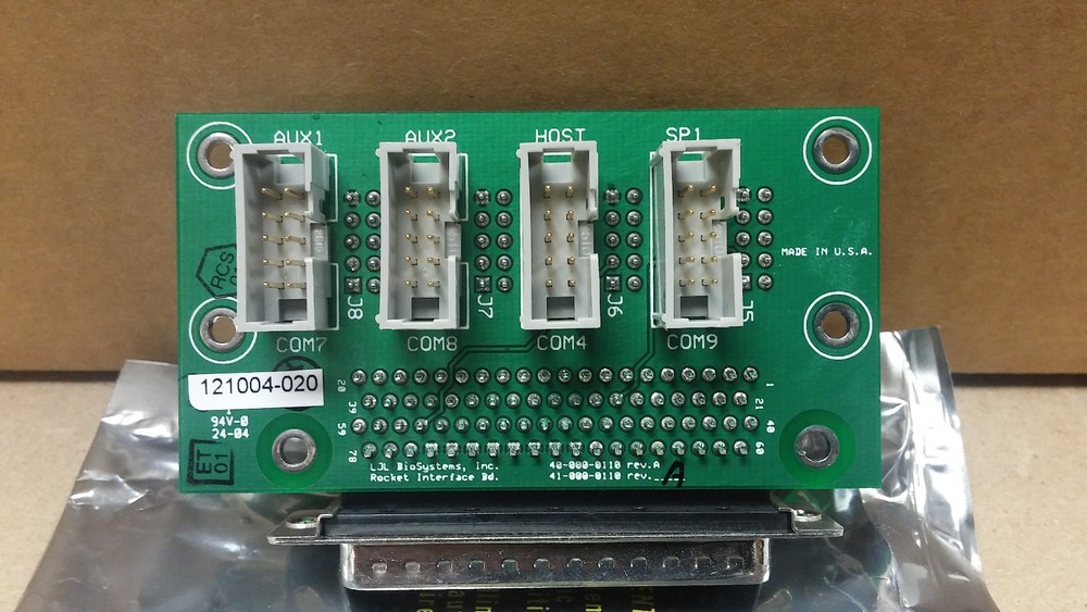MOLECULAR DEVICES LJL BIOSYSTEMS 40-000-0110 ROCKET Interface Board 41-000-0110